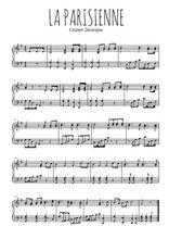 Téléchargez l'arrangement pour piano de la partition de Chant de révolution, La Parisienne en PDF